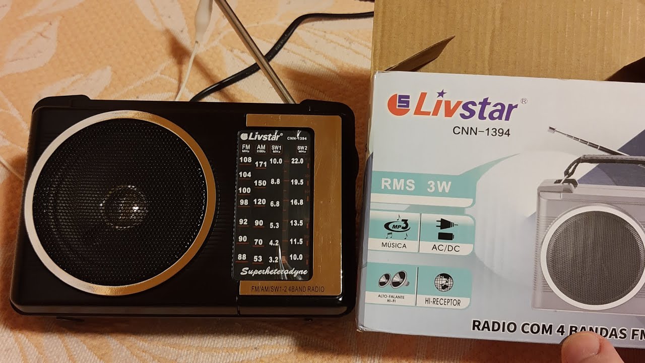 Teste de recepção Livstar CNN- 1394.
