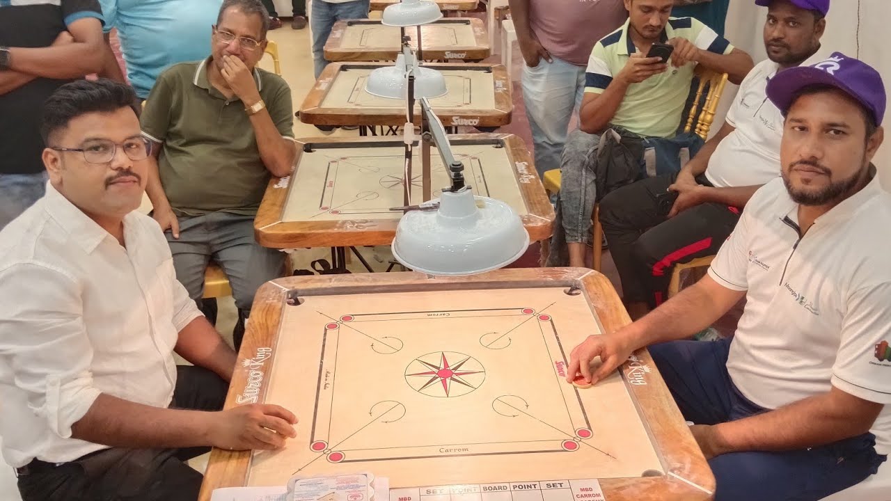QF-1 PRASHANT MORE RBI VS ARSHAD ULLAH KHAN (MORADABAD) Open Carrom Tournament 2025-26