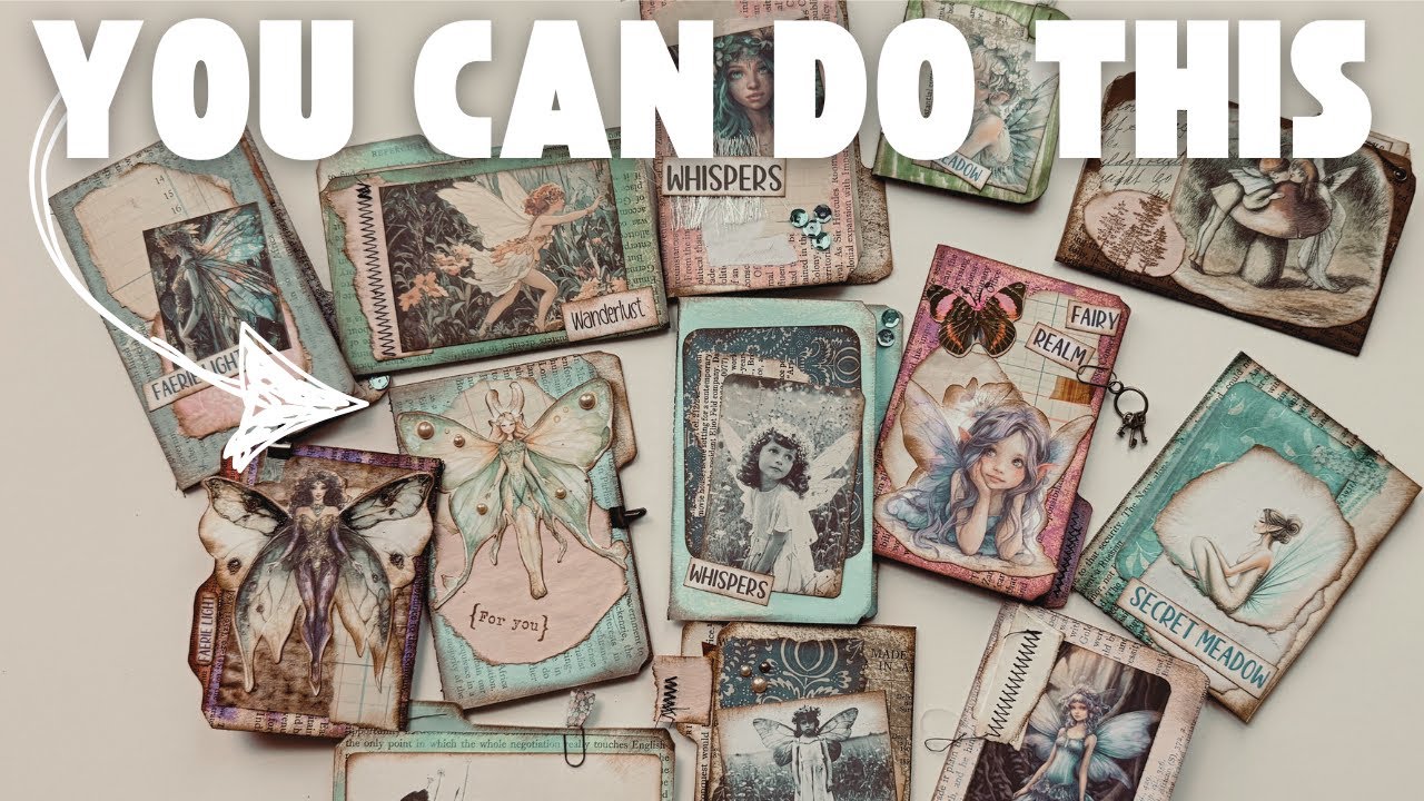 Simple DIY Mini Notebooks from Scraps and Book Pages – So Easy, Anyone Can Do It!