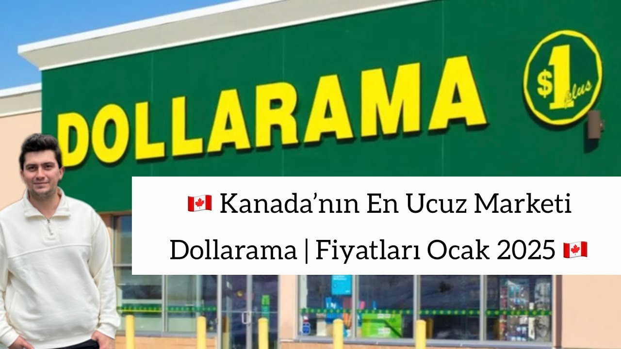 Kanada’nın En Ucuz Marketi Dollarama Market Alışverişi | Ocak 2025 Fiyatları 🇨🇦