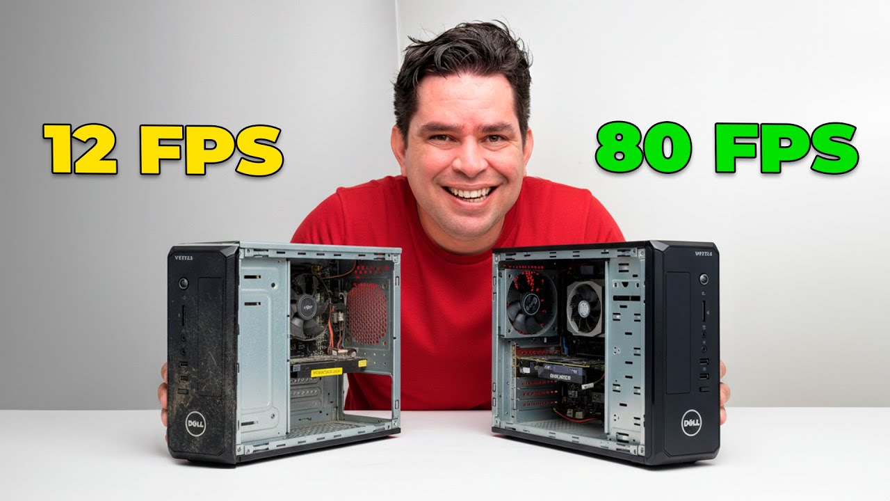 Transformei um PC de Escritório em PC Gamer (Olha o FPS)