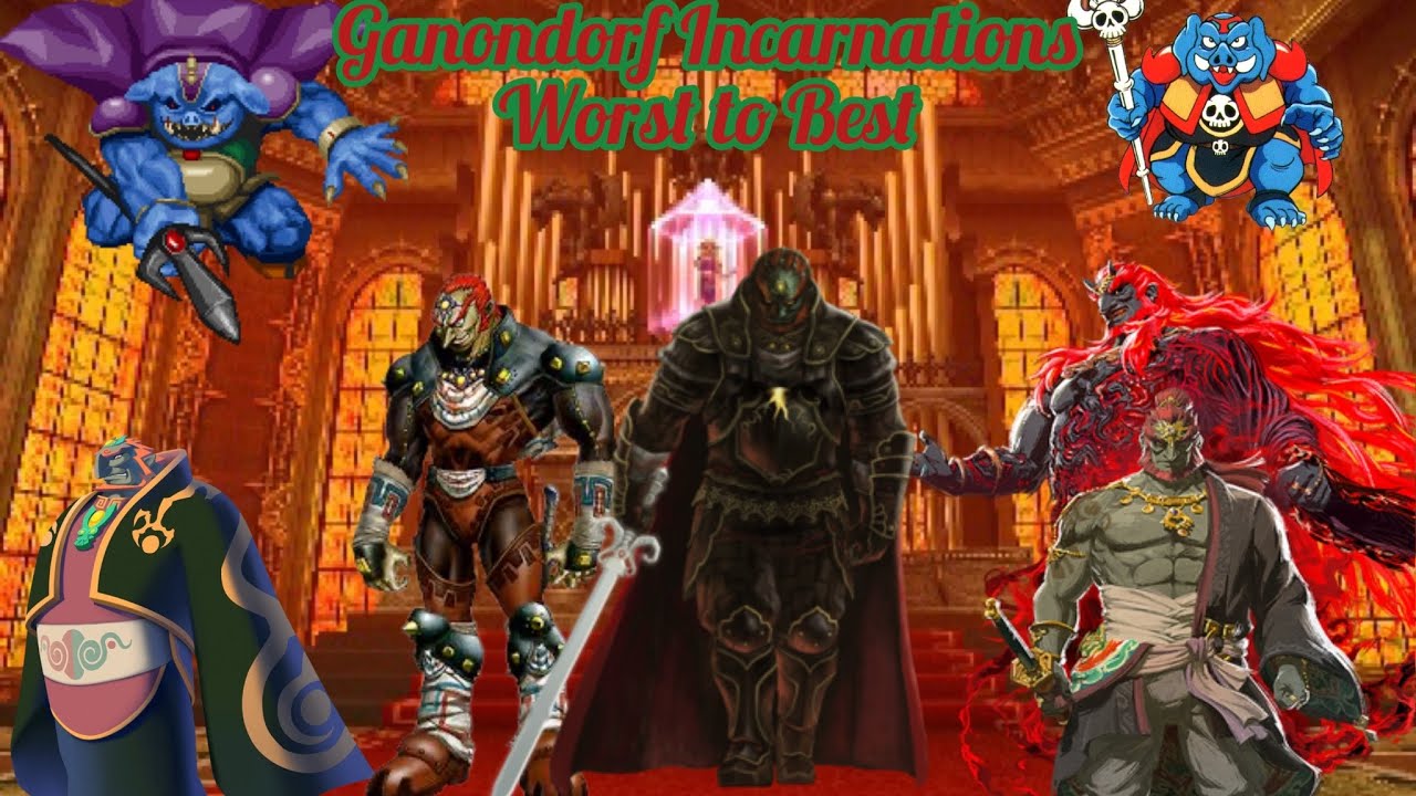 Ganondorf Incarnations Worst to Best