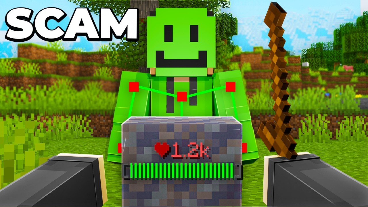 Testuję NOWY SCAM SERWER w MINECRAFT