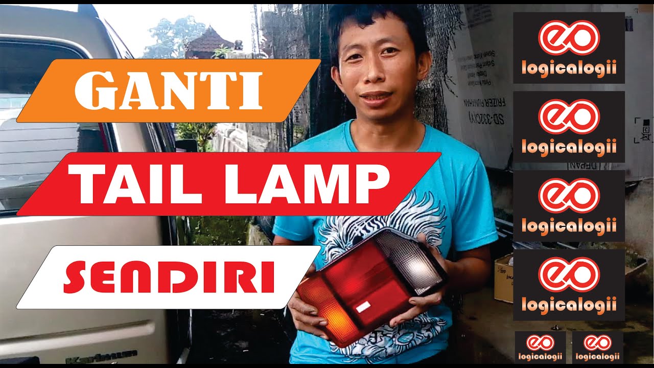Mengganti sendiri tail lamp / stop lamp / lampu kombinasi suzuki karimun