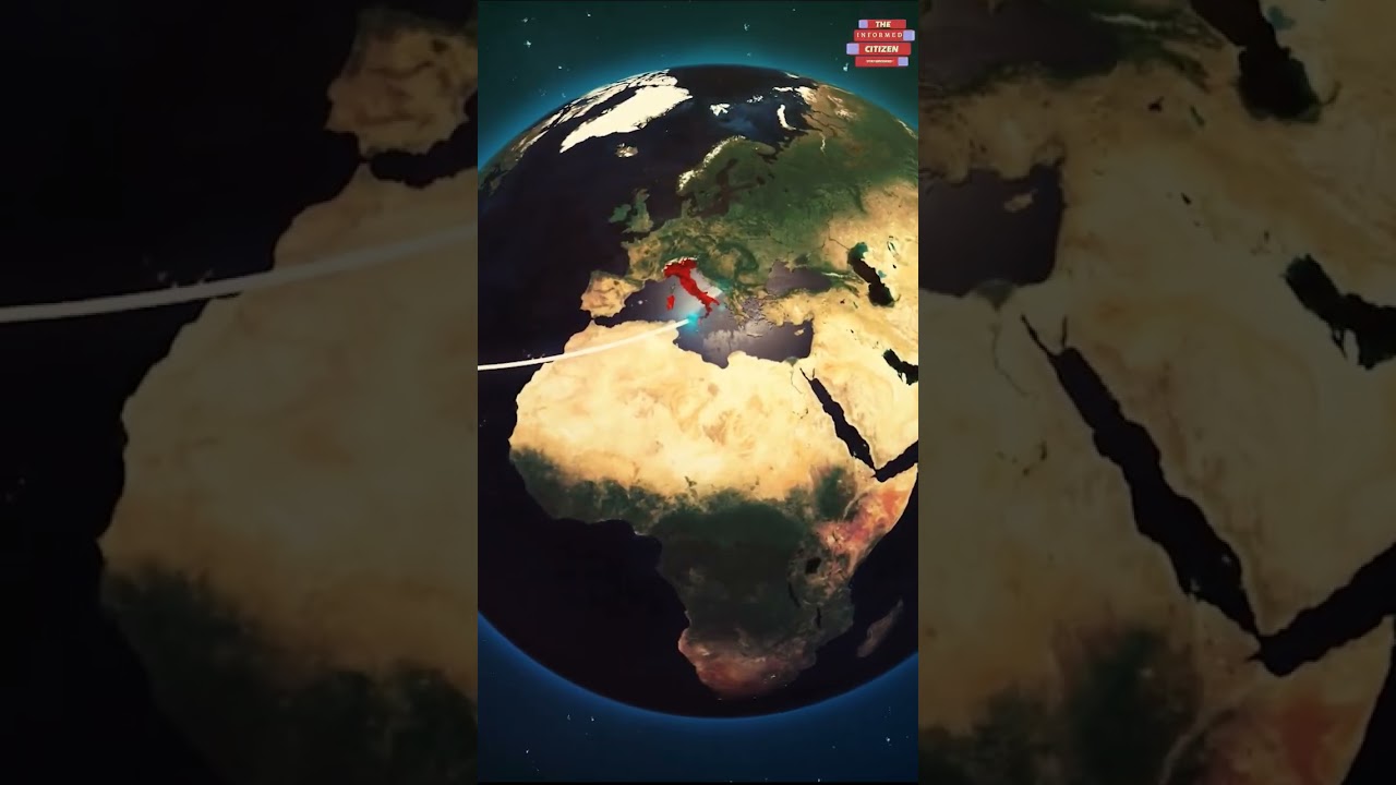 What is the longest straight line to draw on earth? #shorts