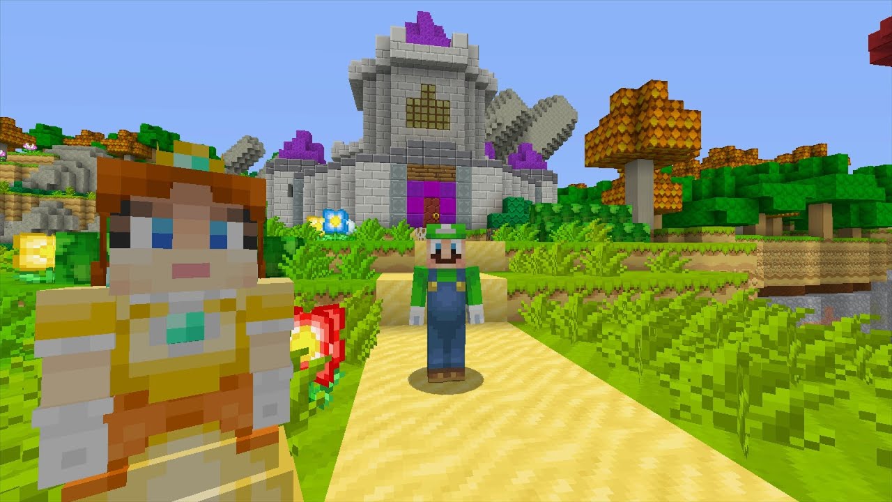 Minecraft Wii U - Super Mario Series - Luigi and Daisy [6]