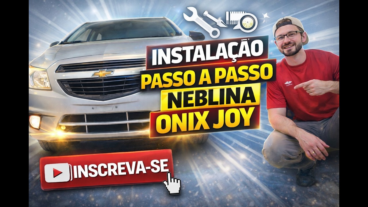 Instalação de Faróis de Milha/Neblina GM Onix Joy