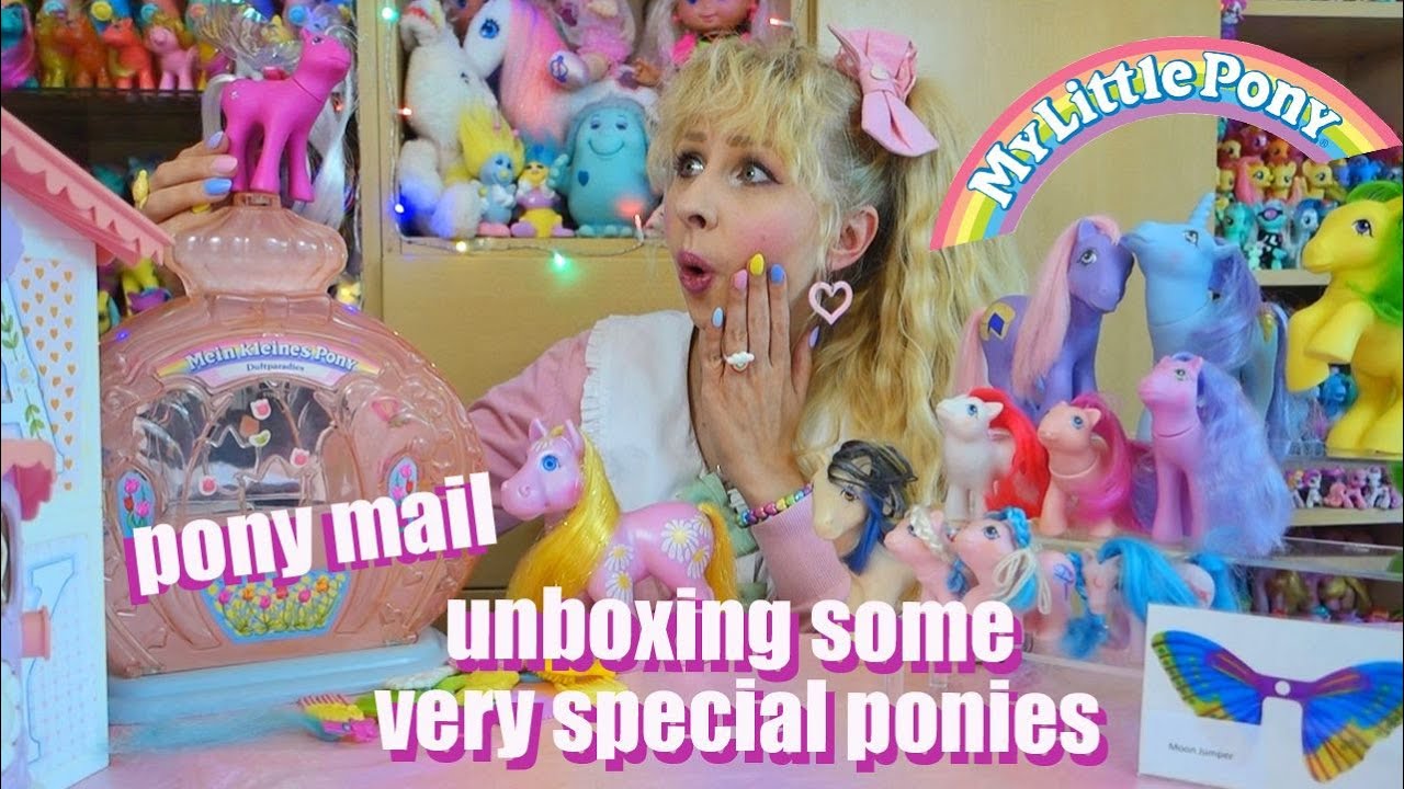 Very special Pony mail - G1 vintage My little Pony unboxing / haul