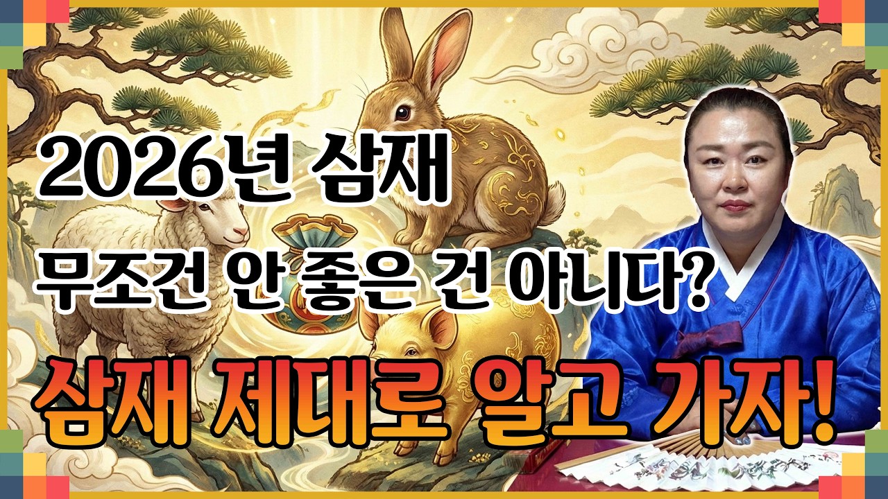 2026년 삼재 중에 좋은 삼재도 있다?