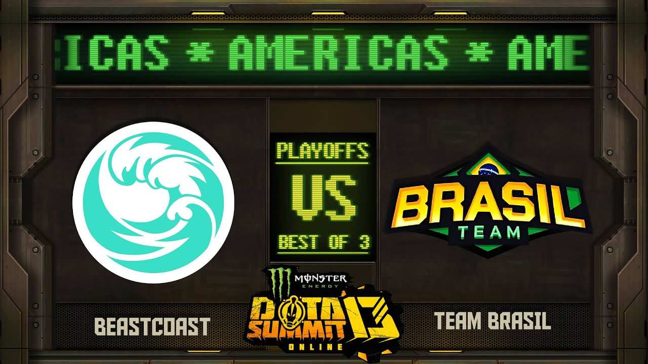 beastcoast vs Brasil Game 2 - Monster Energy Dota Summit 13 Online NA/SA: LR1 w/ Moxxi & lizZard
