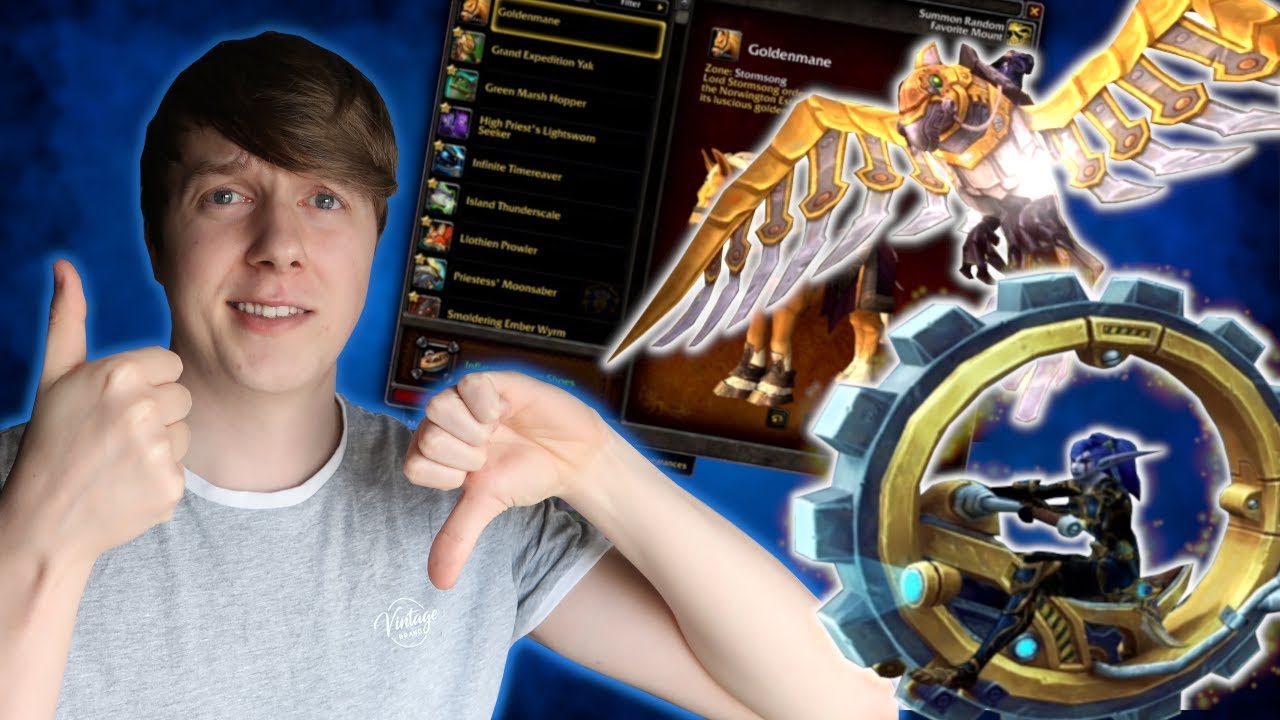NOWY System Mount&oacute;w, Latanie i Nowe Mounty! - Patch 8.2