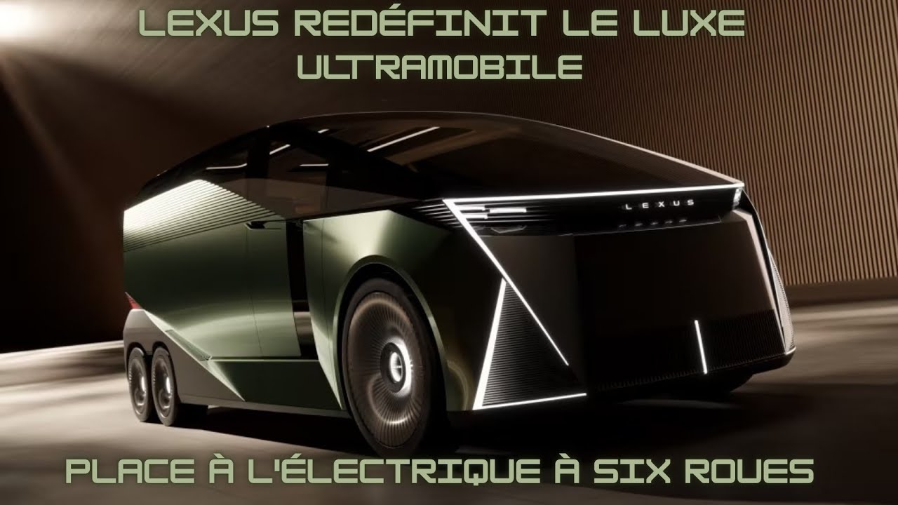 Lexus Redéfinit le Luxe Ultramobile : Adieu LS Berline, Place à l'Électrique à 6 Roues.