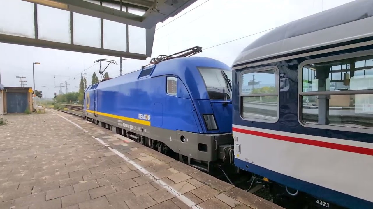 Einfahrt Ersatzzug mit n-Wagen in Oberhausen Hbf
