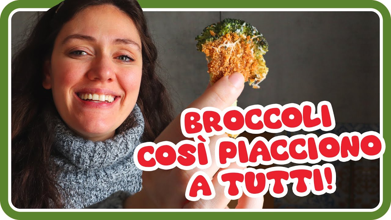 BROCCOLI GRATINATI AL FORNO 🥦 Ricetta semplicissima per broccoli croccanti e Deliziosi! 🧀