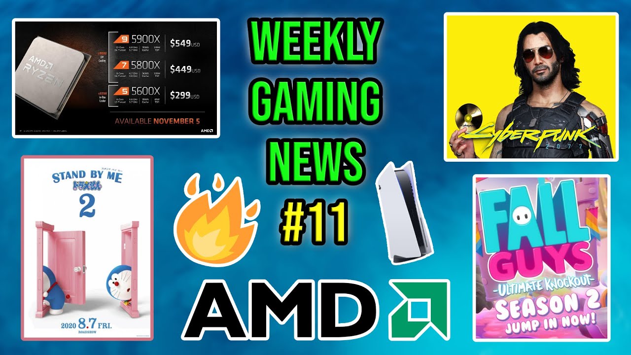 AMD Ryzen 5000 CPU, AMD Big Navi, Playstation, Cyberpunk Gold |Gaming News 11