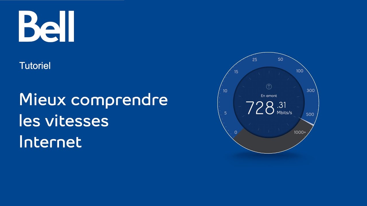 Bell Tutoriel : Comment comprendre les vitesses Internet