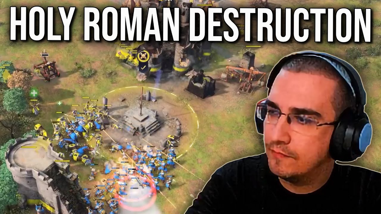 Beasty Shows His Style Of Playing HRE in AOE4...