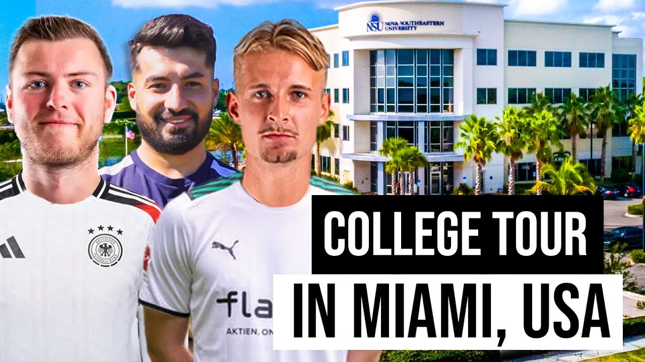 Ein Tag im Leben von deutschen College Fußballern in Miami⚽️🌴