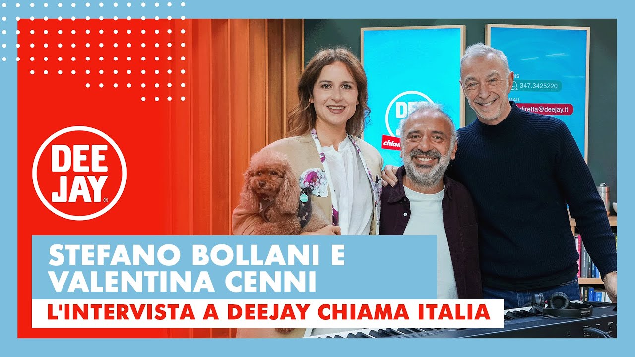 Stefano Bollani e Valentina Cenni a Deejay Chiama Italia con il documentario  