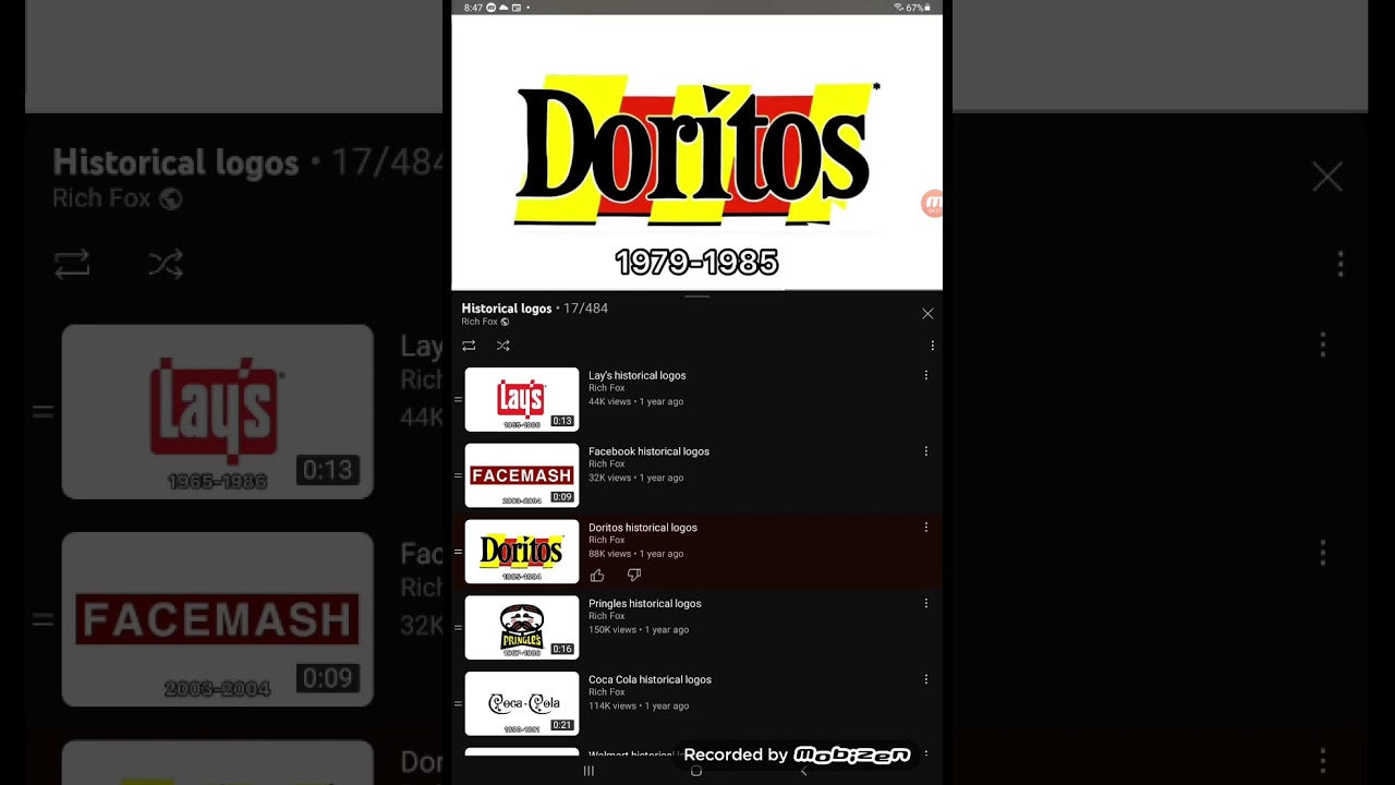 watching some of rich fox logo history videos