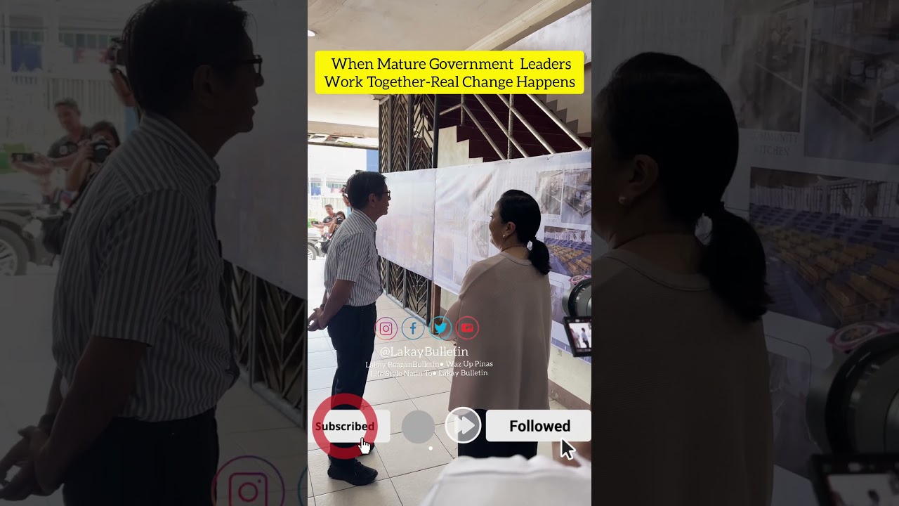 When mature government leaders work together - real change happens. #fypシ  #PBBM  #LeniRobredo