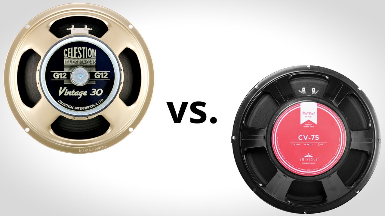 Celestion Vintage 30 vs Eminence CV-75 metal test