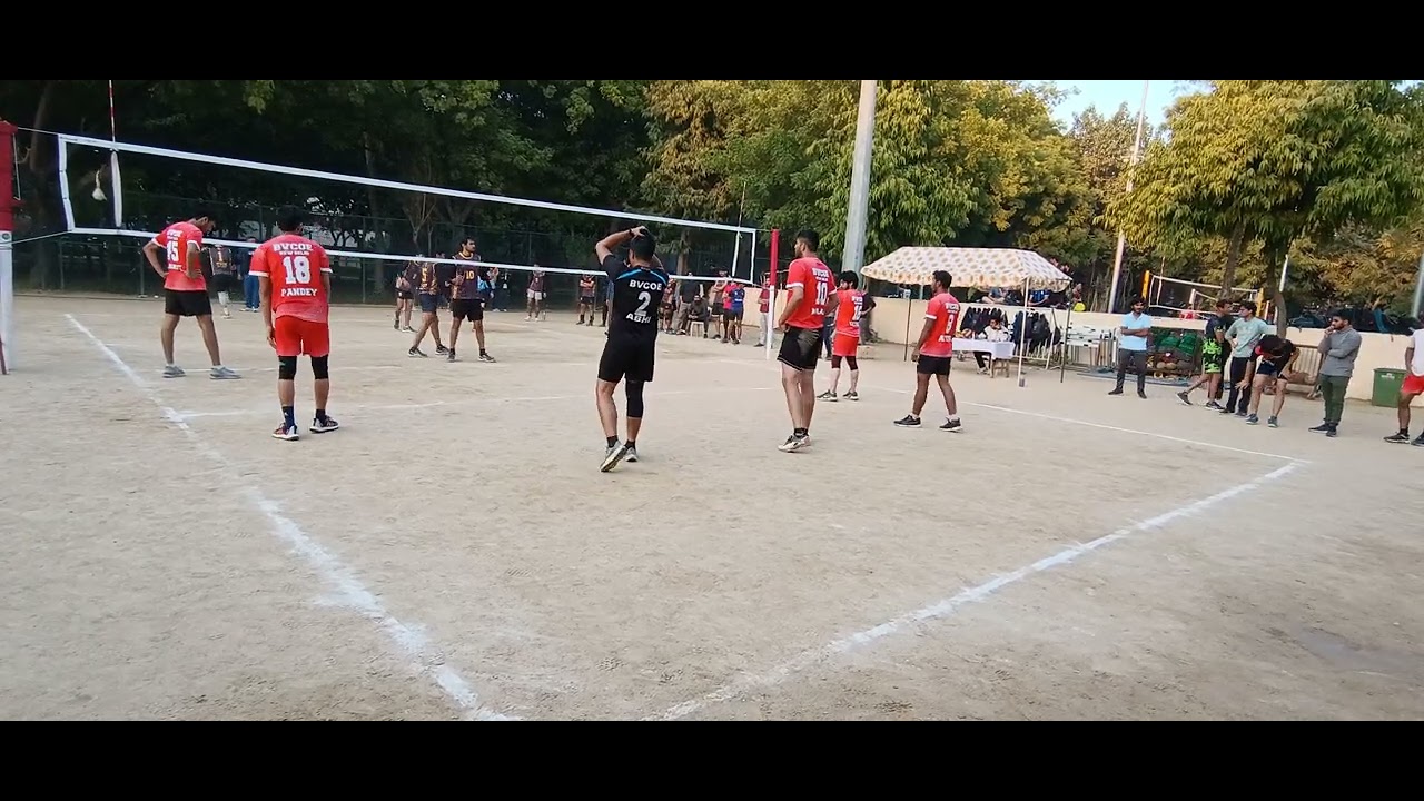 BVCOE VS IIT DELHI VOLLYBALL MATCH AT IIT DELHI SET-1