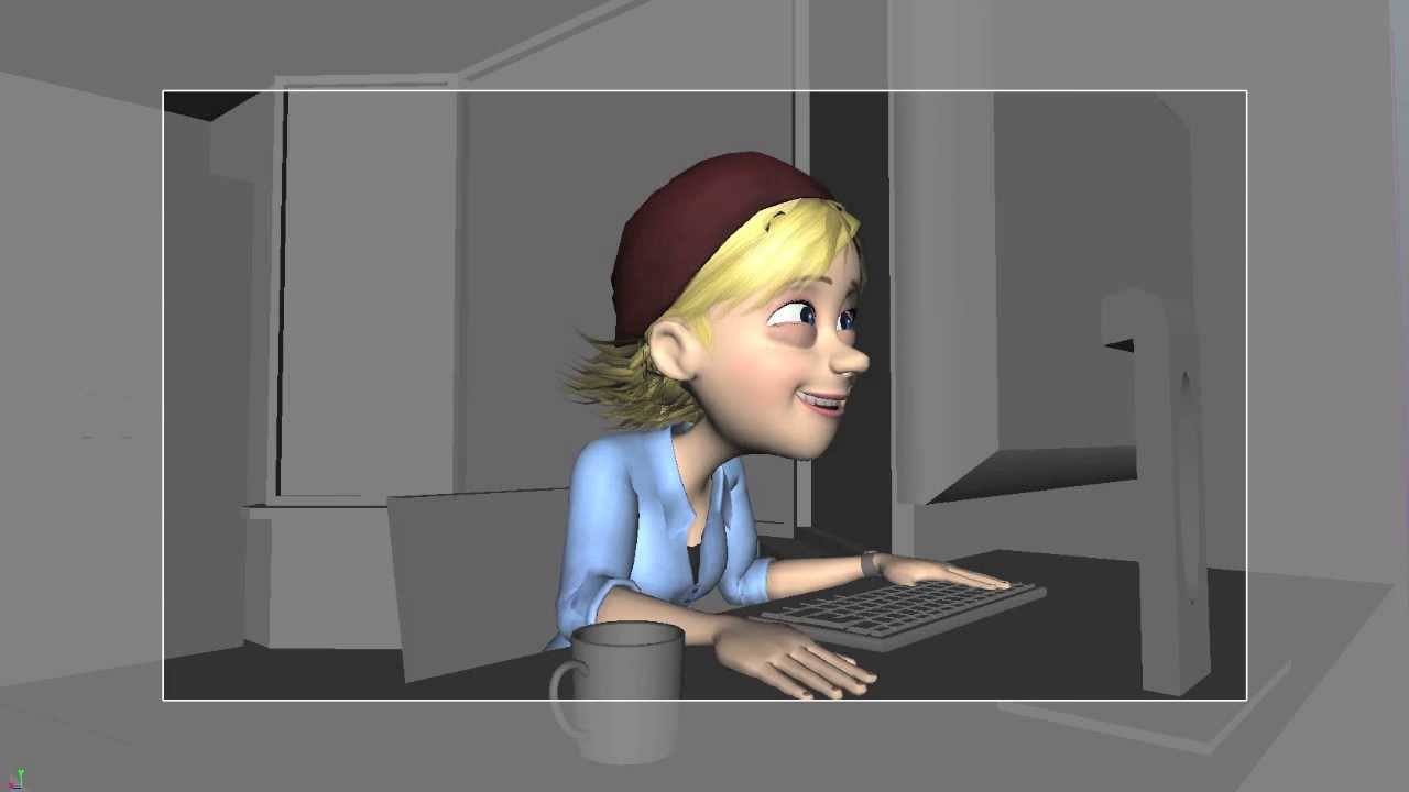 Day 1 of animation blocking | The Life of a Student Animator