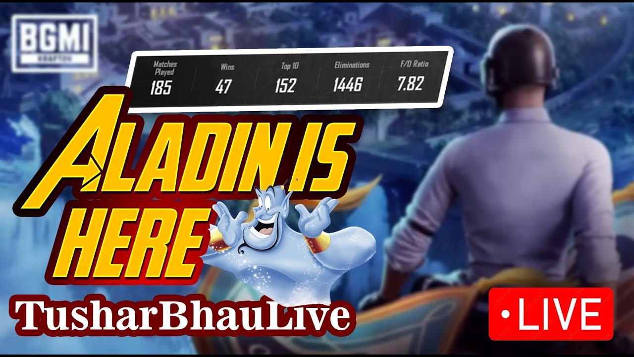 Aladin Is Here | TusharBhauLive | BGMI 4.2 Rush Play