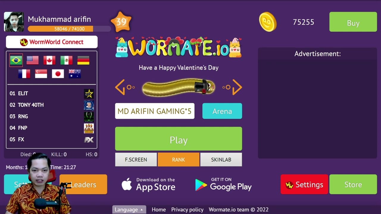 TUTORIAL INSTAL WWC (WORM WORLD CONNECT) DAN CARA BERLANGGANAN/MEMBAYARNYA - GAME WORMATE.IO