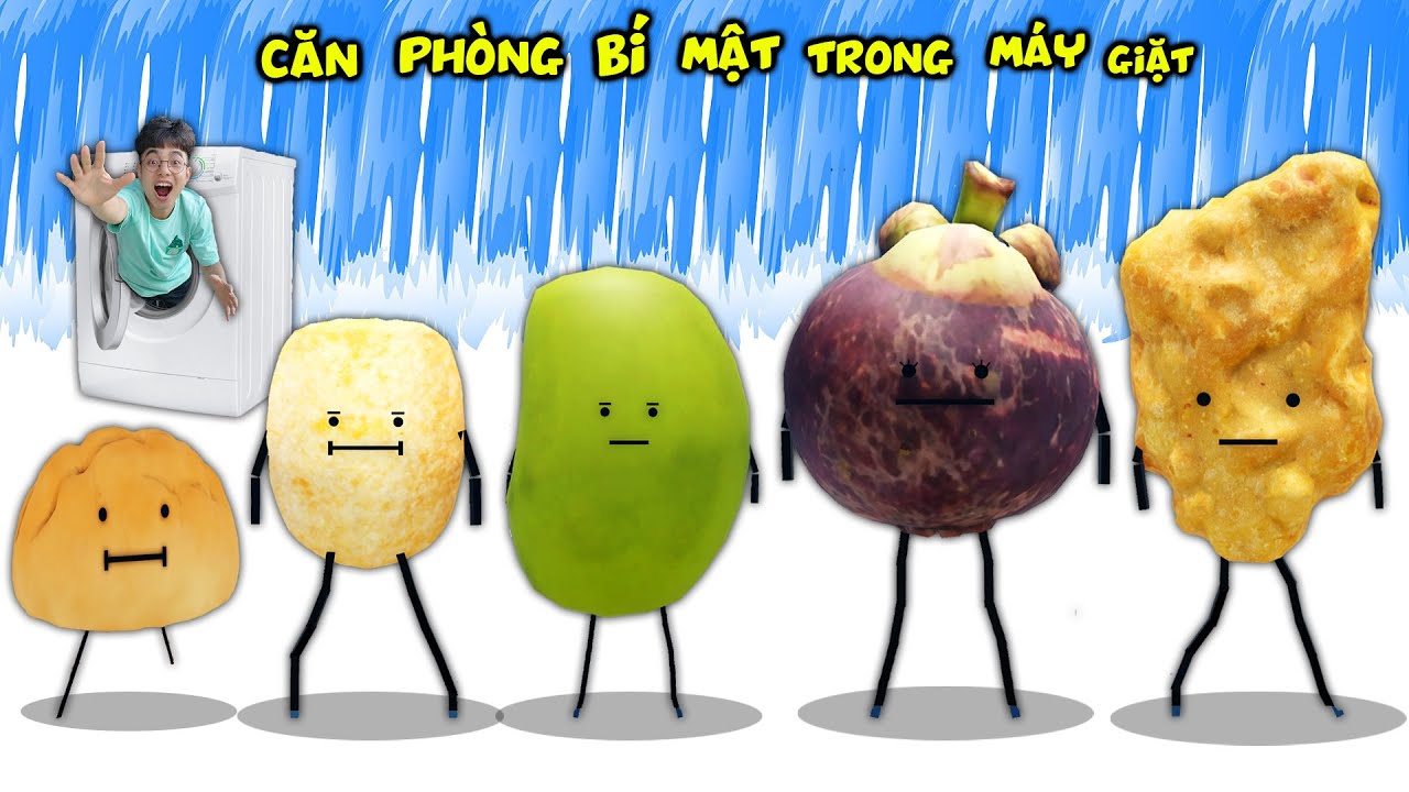 THẮNG TÊ TÊ ĐI TÌM THỨC ĂN Ở CĂN PHÒNG BÍ MẬT BÊN TRONG CHIẾC MÁY GIẶT