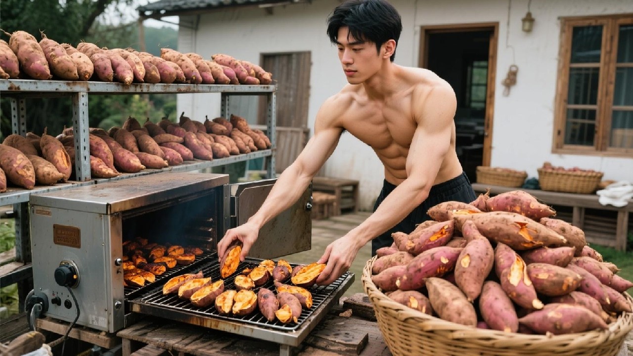 Traditional Method: Crafting Handmade Sweet Potato Noodles With Time-Honored Rural Techniques!