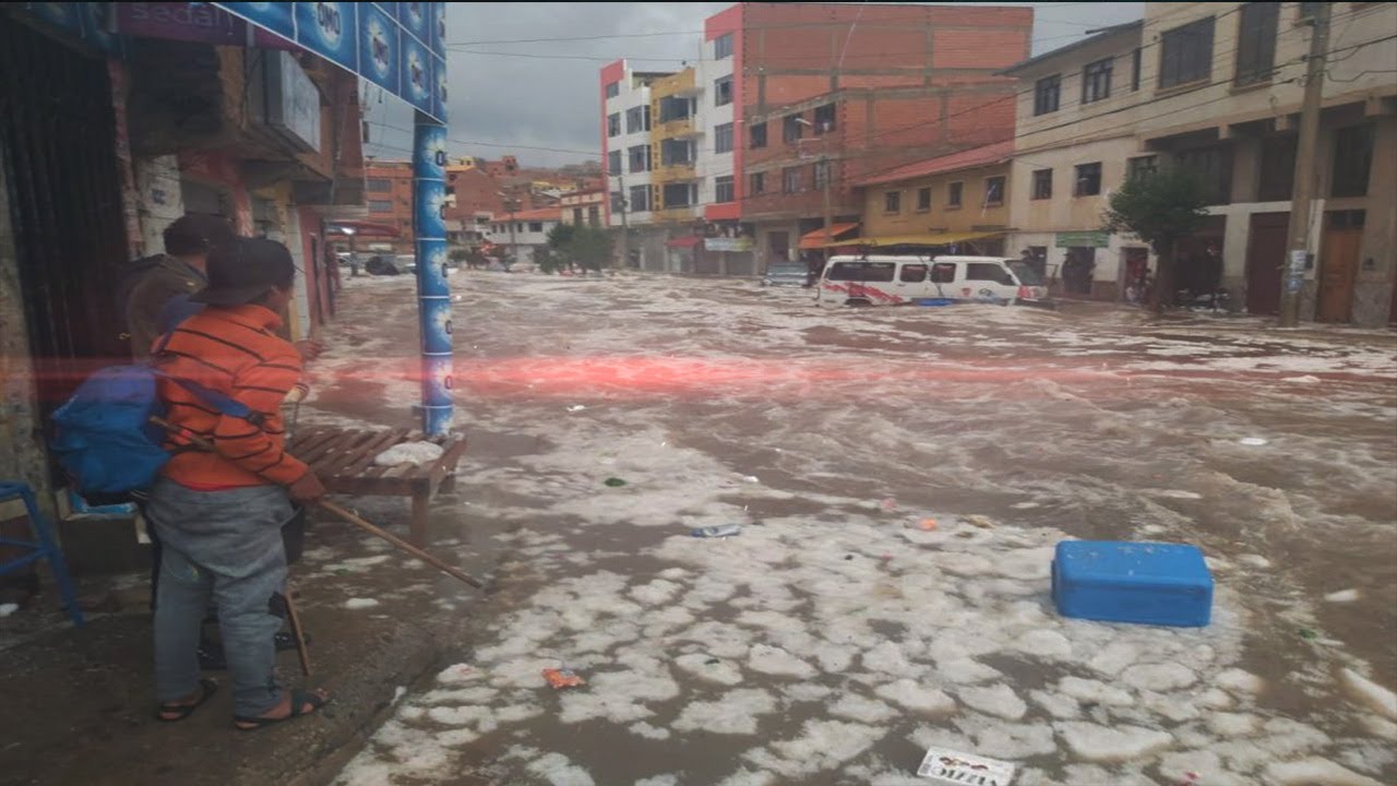 Floods in Sucre (Bolivia) 04.01.2021 Inundaciones en Sucre (Bolivia)