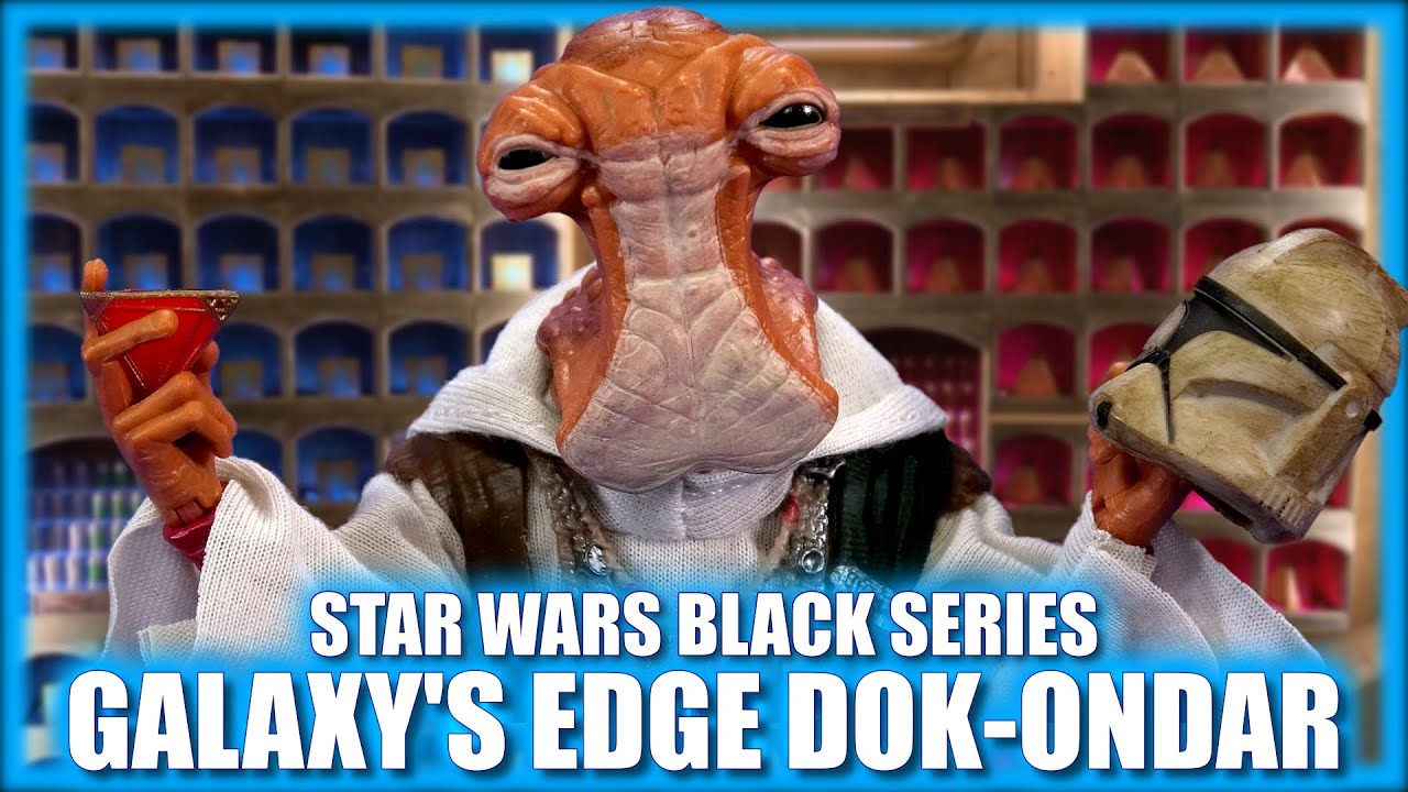 Star Wars Black Series Dok-Ondar Disney Exclusive Galaxy's Edge Hasbro Action Figure Review