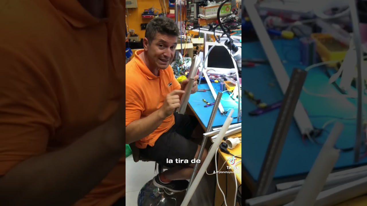 Reciclado de TUBOS LED