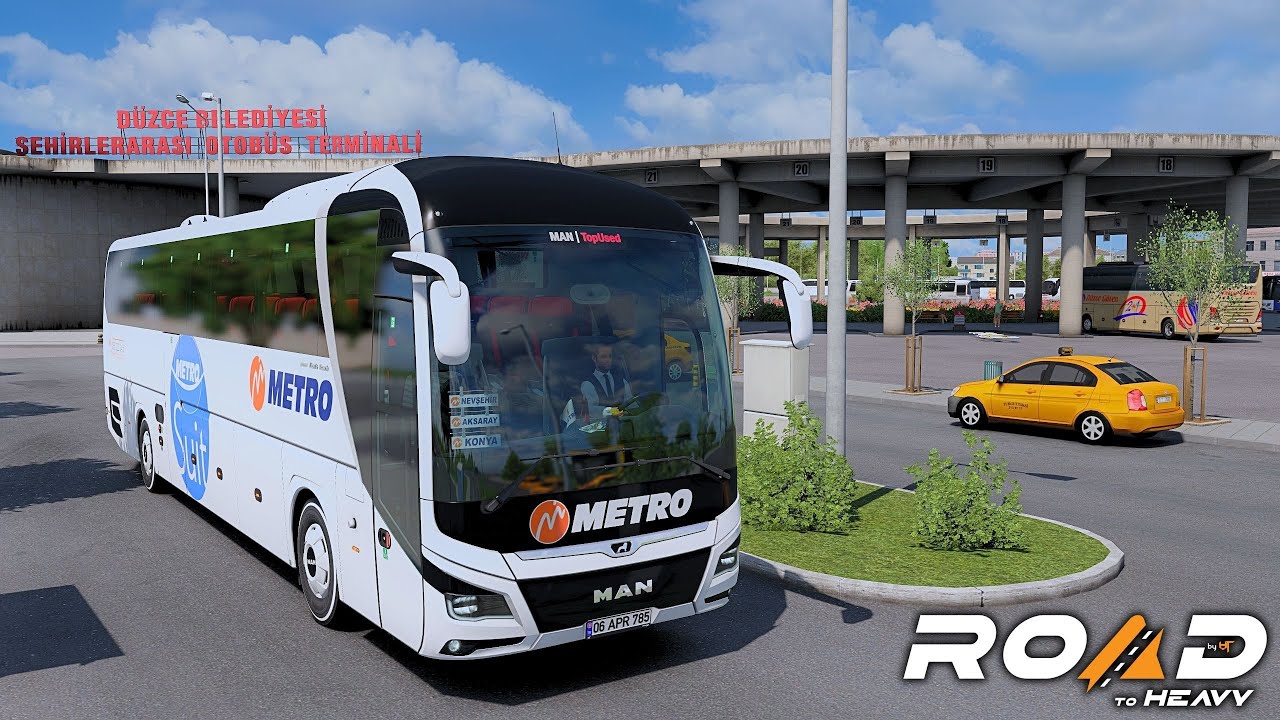 ETS2 1.56 Ger&ccedil;ek&ccedil;i Molalı Otob&uuml;s Seferi | Sakarya&ndash;D&uuml;zce Yolculuğu (Road to Heavy v1.2)