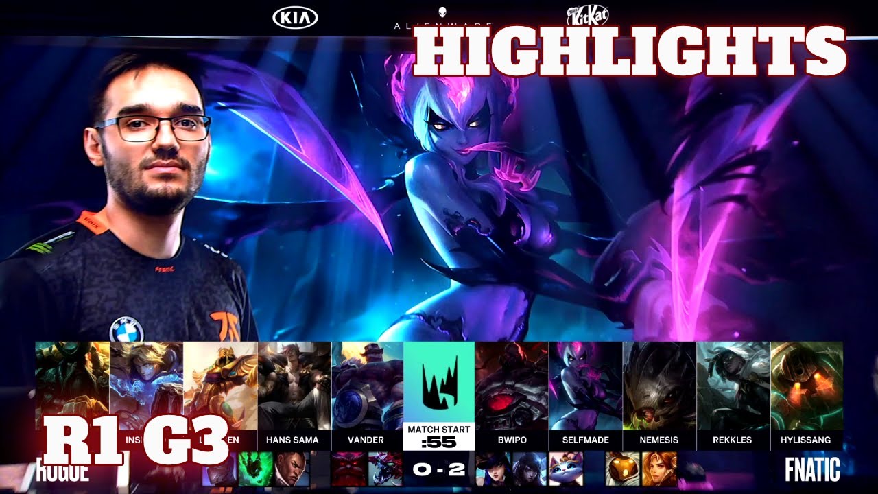 Rogue vs Fnatic - Game 3 Highlights | Round 1 Playoffs S10 LEC Summer 2020 | RGE vs FNC G3