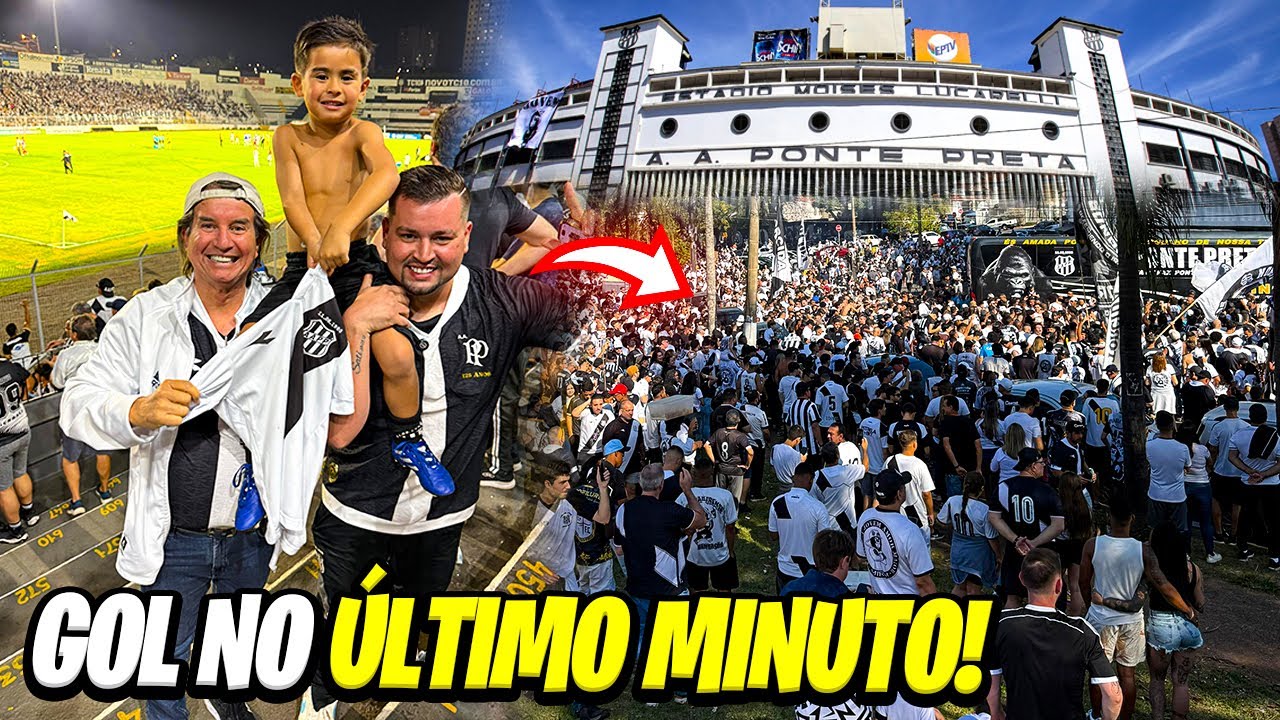 PONTE PRETA 1x1 NÁUTICO - JOGO DO ACESSO!