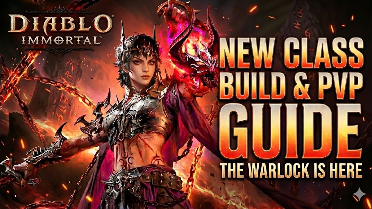 Diablo Immortal: Warlock Has Finally Arrived! - PvP Gameplay