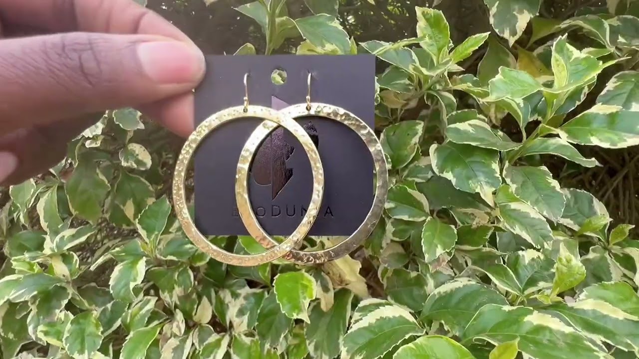 Unique Handmade Brass Earrings for Women and Men.MOV
