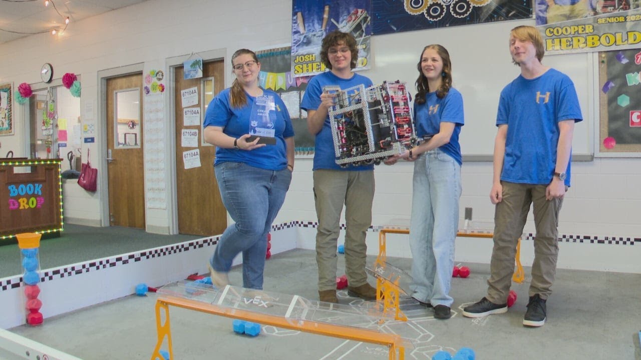 Small-town Alabama school makes history, headed to robotics world championship