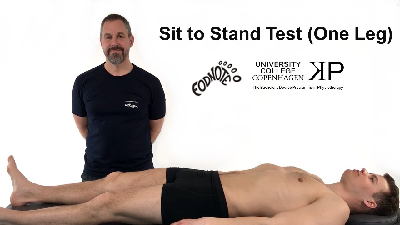 Sit to Stand Test (One Leg)