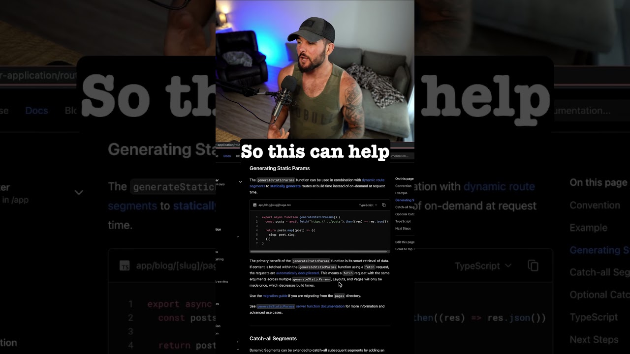 How Does generateStaticParams Work In Next JS?