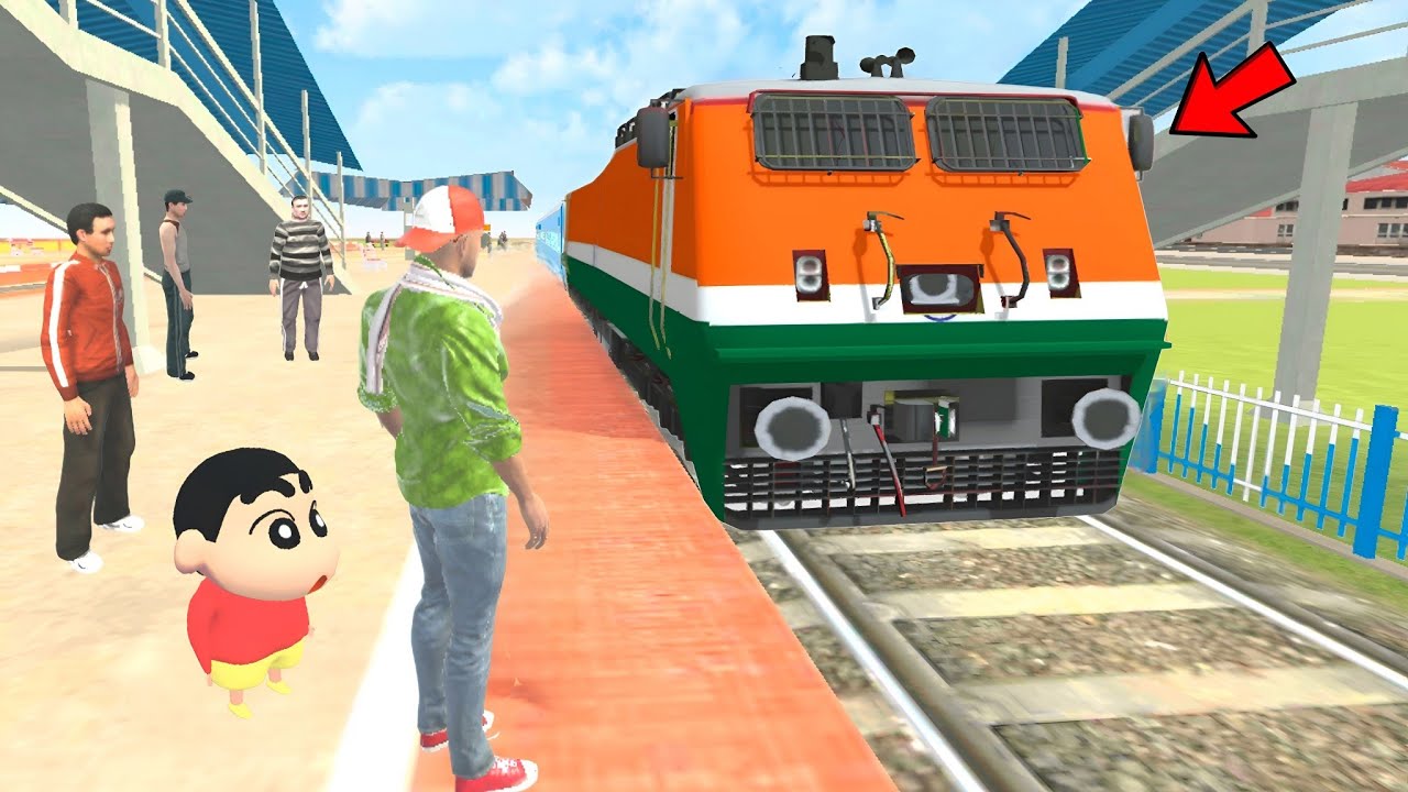 Franklin ki City Me Indian Train Aa Gayi in Indian Theft Auto Simulator 