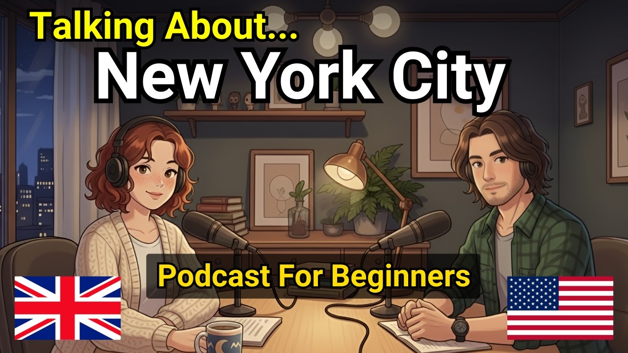 Talking About New York City | Easy English Conversation & Travel Lesson