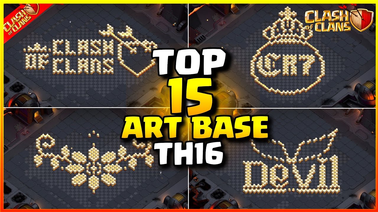 BEST TOP 15 Town Hall 16 (TH16) Progress/Art/Troll/Fun BASE Layout + Link 2024 | Clash of Clans