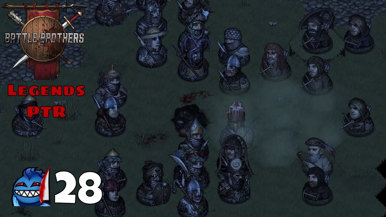 Battle Brothers Legends PTR Mod - Necromancers -  Ep 28 Defending the Town!