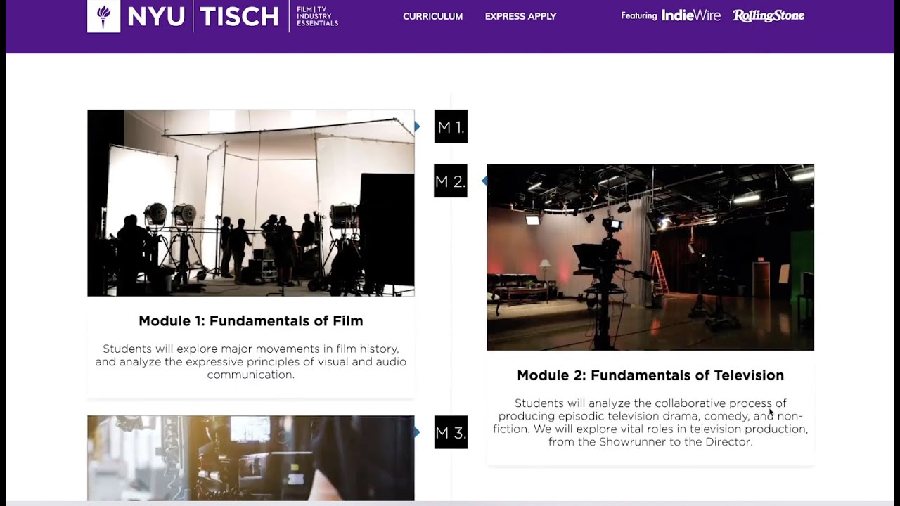 Film & TV Industry Essentials Module 2 Overview