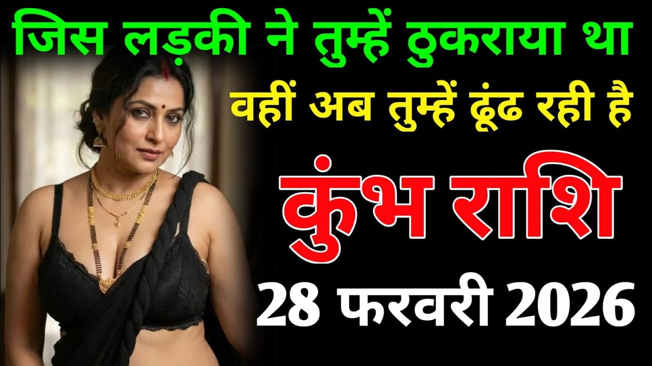 कुंभ राशि 28 फरवरी 2026 ⚡ जिसने ठुकराया वही लौटेगा | 100% सच्ची भविष्यवाणी