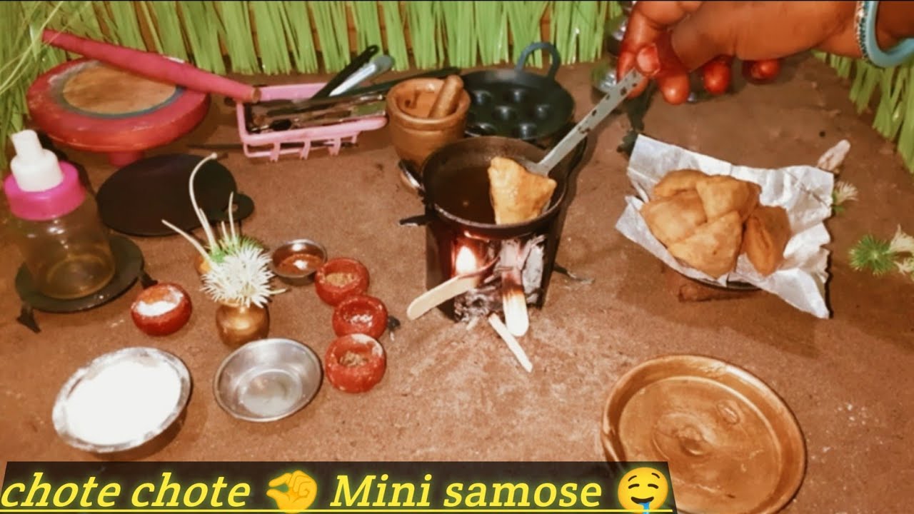 Cute Tiny Samosa Recipe 🥟 | Mini Food Diary #minikitchen #classictinyfood #viral #video 